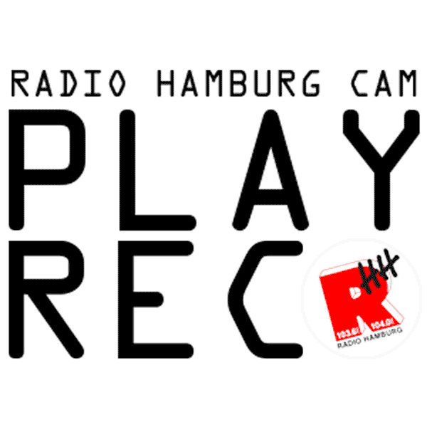 Radio Hamburg das Ohr zur Welt Aufkleber/Sticker